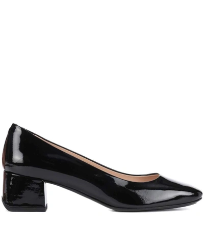 Shop Tod's Patent Leather Pumps In Black