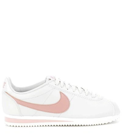 Shop Nike Classic Cortez Leather Sneakers In Ltloee