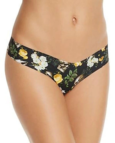 Shop Commando Printed Classic Thong In Skulls And Roses