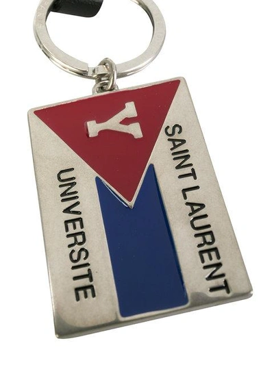 Shop Saint Laurent Université Keychain