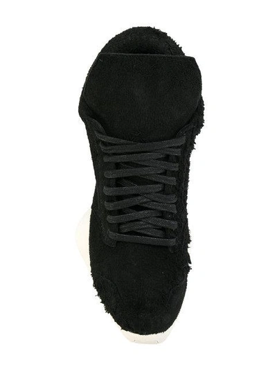 Shop Rick Owens Adidas Edition Vicious Runner Sneakers - Black