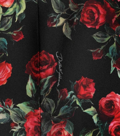 Shop Dolce & Gabbana Floral-printed Blazer