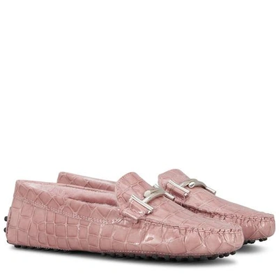 Shop Tod's Effect Leather In Pink