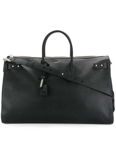 Shop Saint Laurent Large Sac De Jour In Black