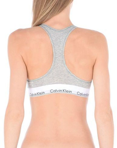 Shop Calvin Klein Underwear Bra In Light Grey