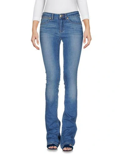 Shop Michael Michael Kors Denim Pants In Blue