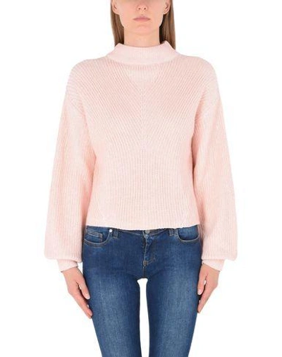 Shop Calvin Klein Jeans Est.1978 Polo Neck In Pink