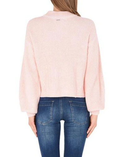 Shop Calvin Klein Jeans Est.1978 Polo Neck In Pink