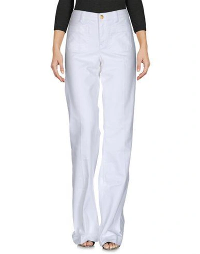 Shop Michael Michael Kors Denim Pants In White