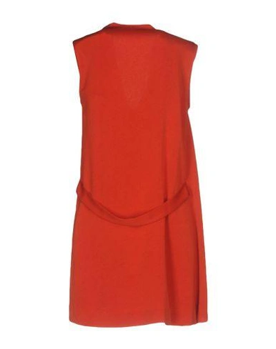 Shop Maje Short Dress In Red