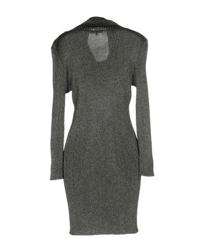 Shop Maje Short Dresses In Grey
