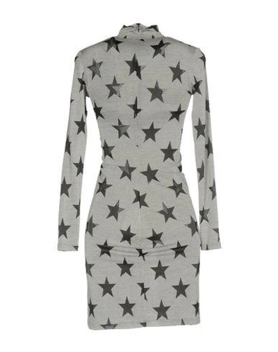 Shop Gareth Pugh Short Dresses In Light Grey