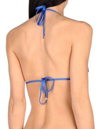 Shop Dsquared2 Bikini Tops In Blue