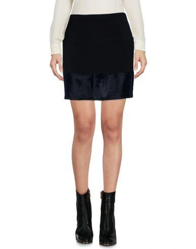 Shop Maje Mini Skirt In Black