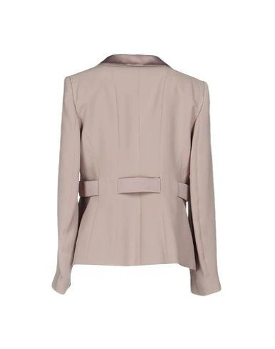 Shop Armani Collezioni Blazers In Lilac