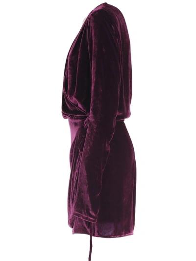 Shop Attico Dress In Purple