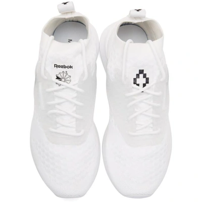 Shop Marcelo Burlon County Of Milan White Reebok Classic Edition Zoku Runner Utlk Sneakers