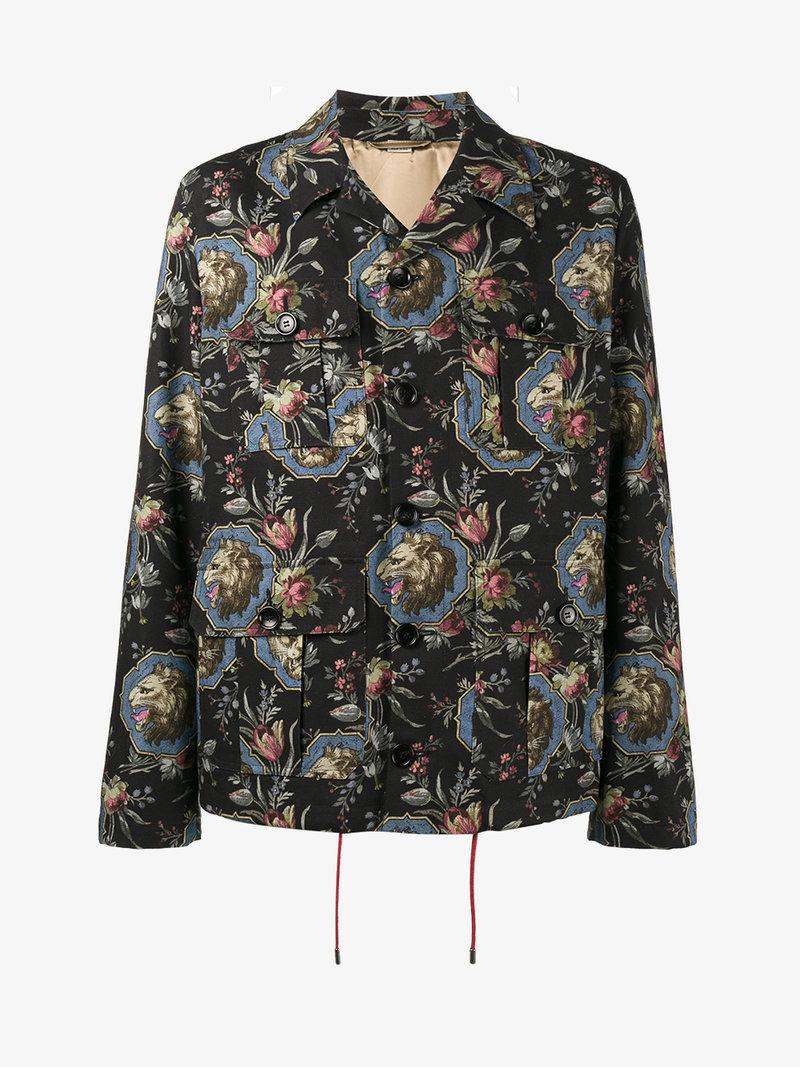 gucci jacket lion