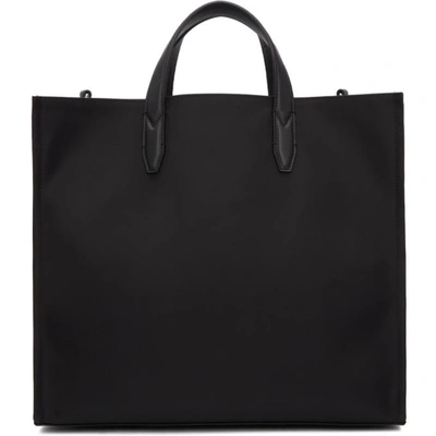 Shop Fendi Black Nylon 'think ' 'yes' Tote