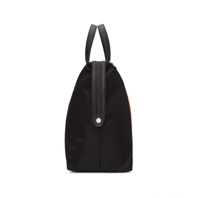 Shop Fendi Black Nylon  Vocabulary Duffle Bag In Gxn Black