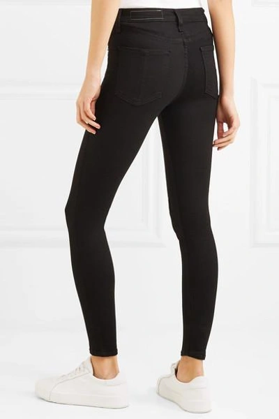 Shop Rag & Bone High-rise Skinny Jeans In Black