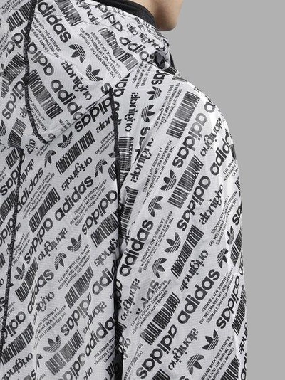 Shop Adidas Originals By Alexander Wang Adidas By Alexander Wang Black And White Reversible Parka Jacket In In Collaboration With Alexander Wang