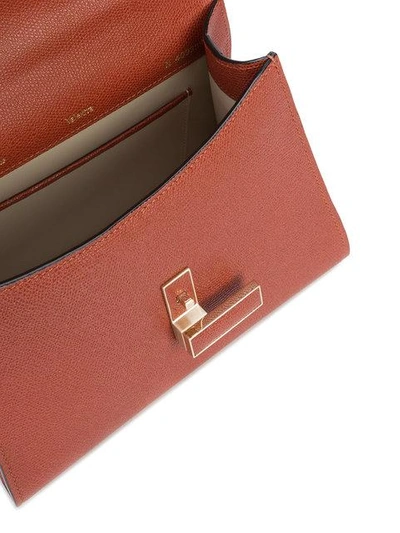 Shop Valextra Boxy Shoulder Bag