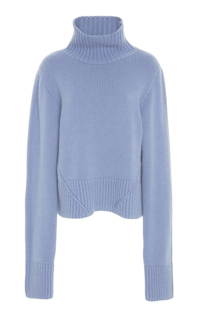 Shop Khaite Wallis Cashmere Sweater In Blue