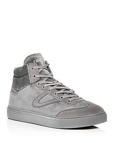 Tretorn Men's Jack High Top Casual Sneakers From Finish Line In Grey |  ModeSens