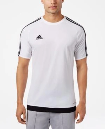 Shop Adidas Originals Adidas Men's Short-sleeve Soccer Jersey In White