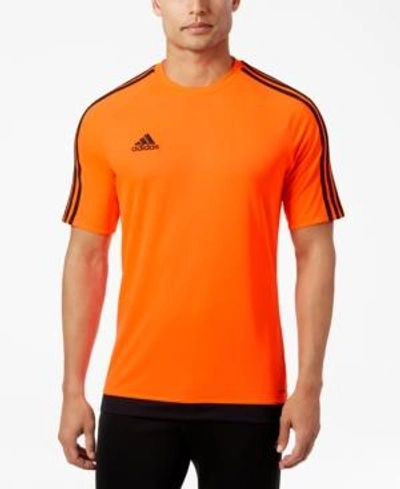 Shop Adidas Originals Adidas Men's Short-sleeve Soccer Jersey In Orange