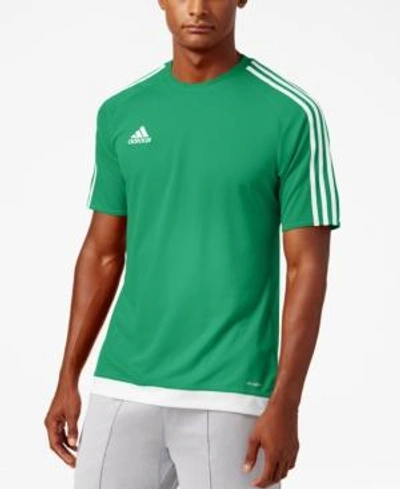 Shop Adidas Originals Adidas Men's Short-sleeve Soccer Jersey In Green