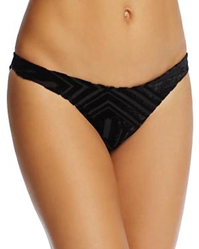 Shop Only Hearts Cut Velvet Bikini In Black