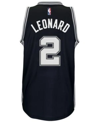 Shop Adidas Originals Adidas Men's Kawhi Leonard San Antonio Spurs Swingman Jersey In Black