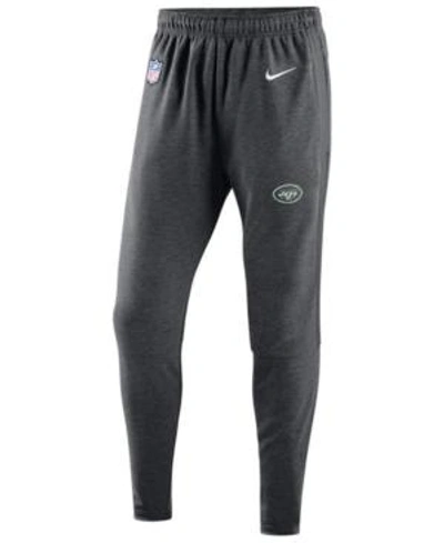 Shop Nike Men's New York Jets Travel Pants In Anthracite