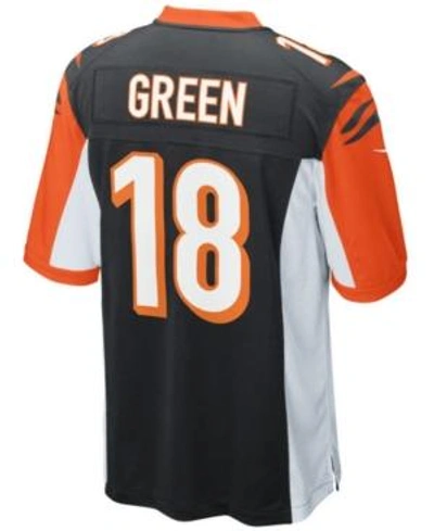 Shop Nike Men's A.j. Green Cincinnati Bengals 50th Anniversary Game Jersey In Black