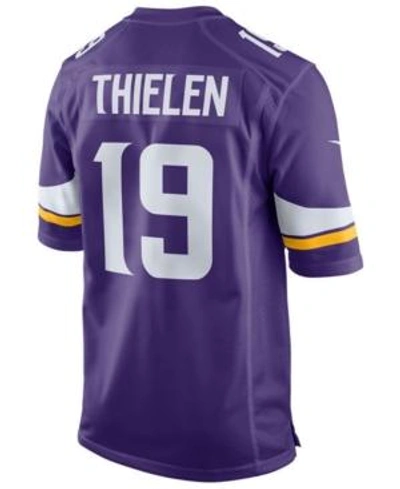 Shop Nike Men's Adam Thielen Minnesota Vikings Game Jersey In Purple