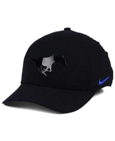 Shop Nike Southern Methodist Mustangs Col Cap In Black