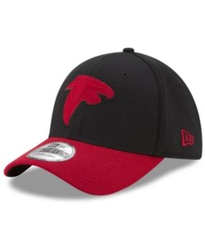 Shop New Era Atlanta Falcons Logo Surge 39thirty Cap In Red/black