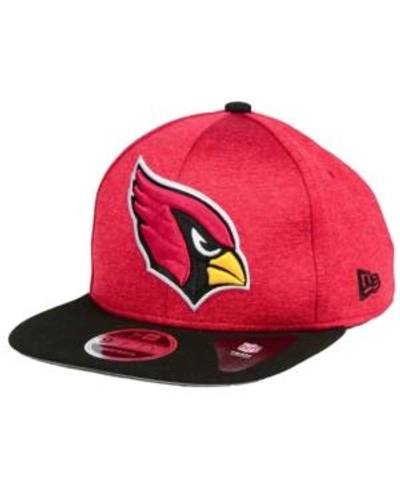 Shop New Era Arizona Cardinals Heather Huge 9fifty Snapback Cap In Maroon/black
