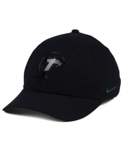 Shop Nike Tulane Green Wave Col Cap In Black