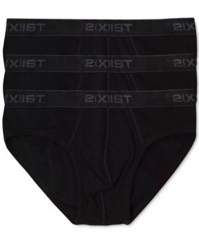 Shop 2(x)ist Men's Essential 3 Pack No Show Brief In Black