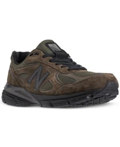 New Balance Men's 990 V4 Running Sneakers From Finish Line In Military ...