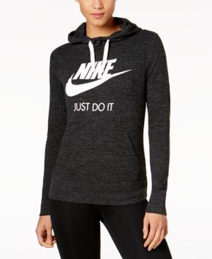 nike gym vintage logo hoodie