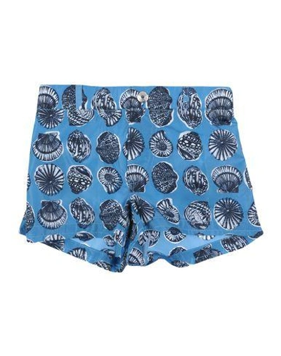 Shop Dolce & Gabbana Swim Shorts In Azure