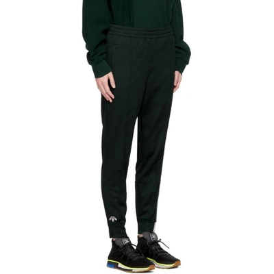Shop Adidas Originals By Alexander Wang Green Aw Jacquard Track Pants