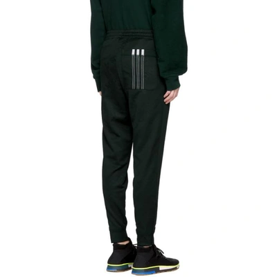 Shop Adidas Originals By Alexander Wang Green Aw Jacquard Track Pants