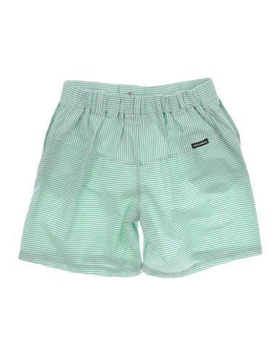 Shop Dolce & Gabbana Swim Shorts In Light Green