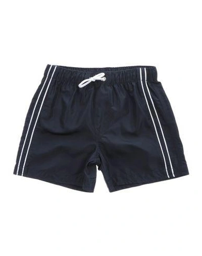 Shop Dolce & Gabbana Swim Shorts In Dark Blue