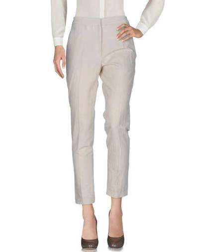 Shop Brunello Cucinelli Casual Pants In Beige